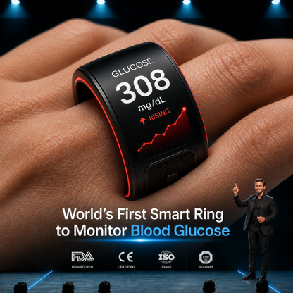 🎉 75% OFF Launch Offer🏆AuraNova™ G1 Non-Invasive Smart Ring